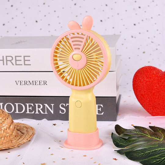 Ventilateur Portable Compact Design Lapin Rechargeable 0