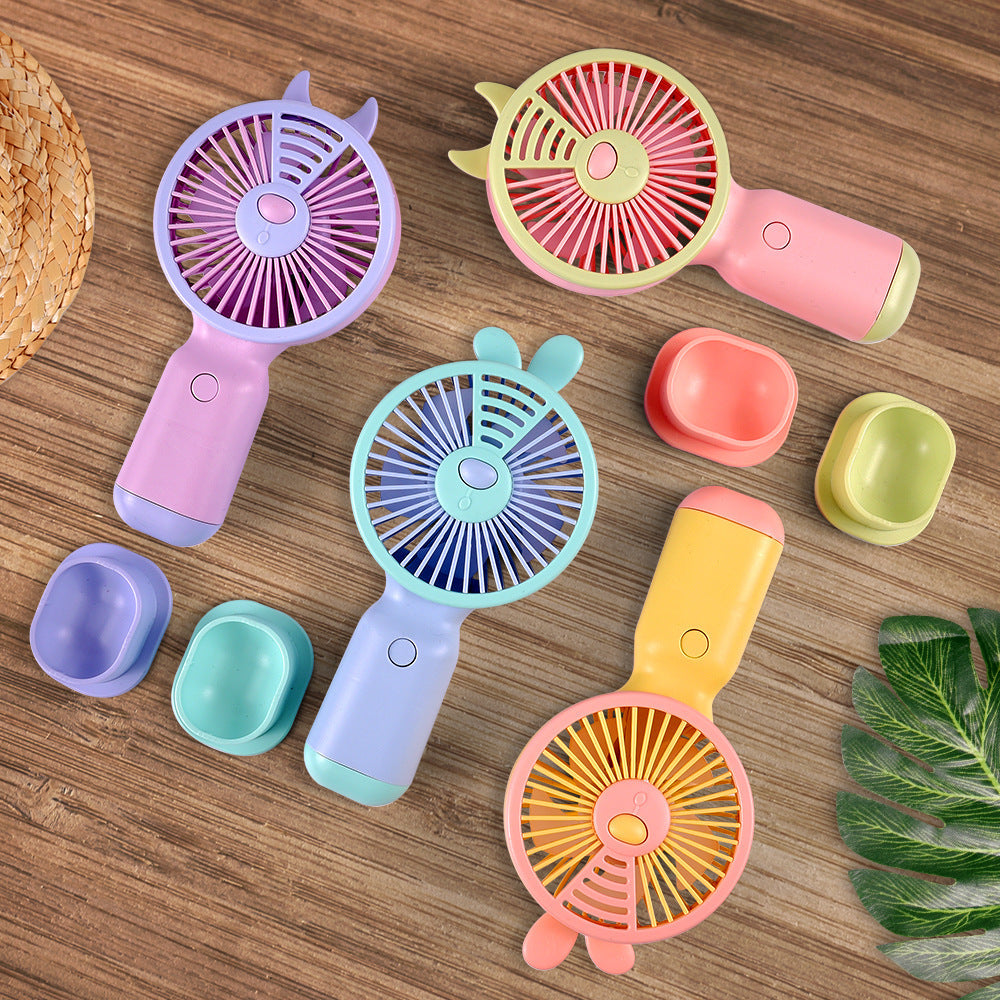 Ventilateur Portable Compact Design Lapin Rechargeable 1