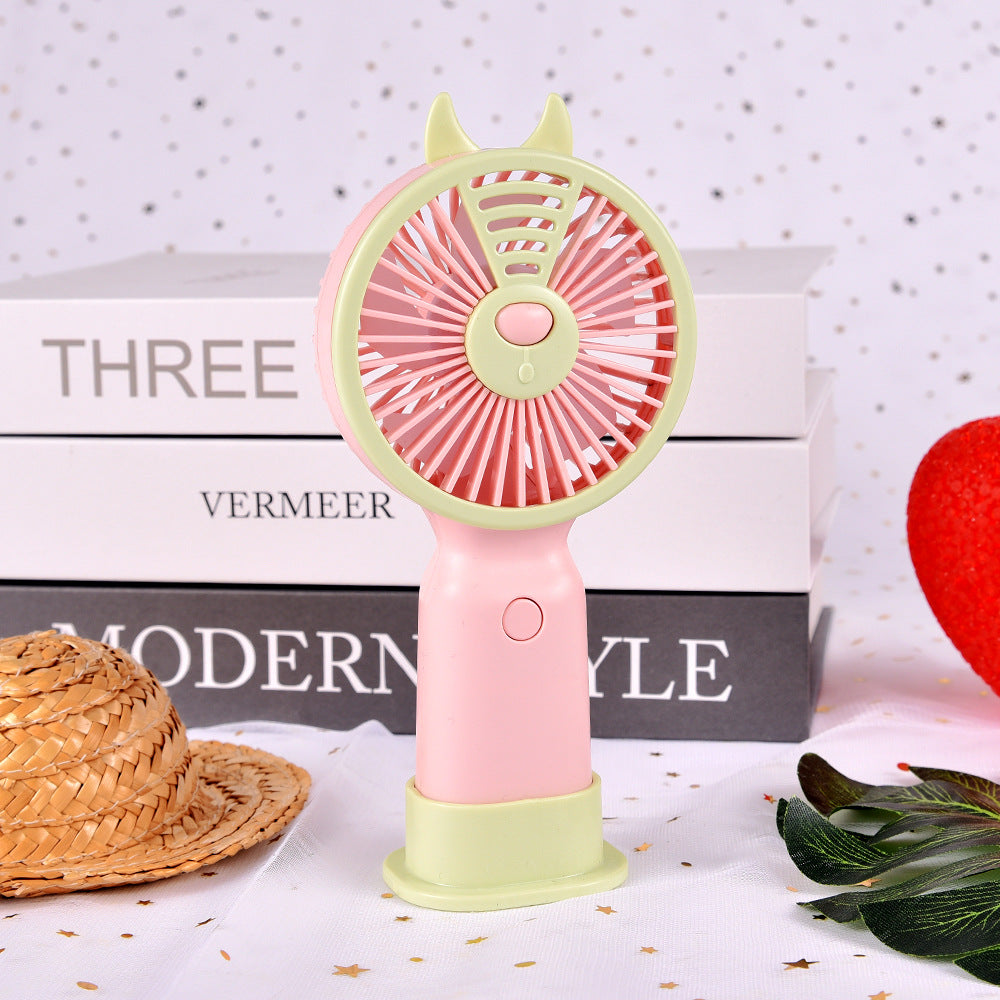 Ventilateur Portable Compact Design Lapin Rechargeable 6