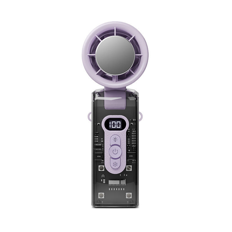 Ventilateur Portable Compact Rechargeable Silencieux pour Femme et Homme 2