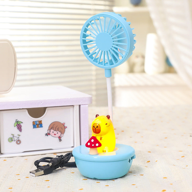 Ventilateur Portable Design Panda LED Rechargeable 6