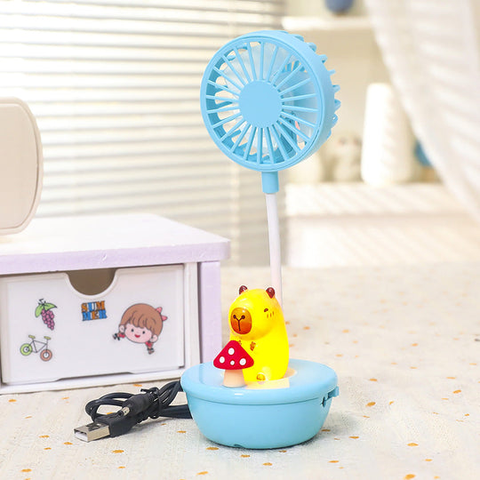 Ventilateur Portable Design Panda LED Rechargeable 6