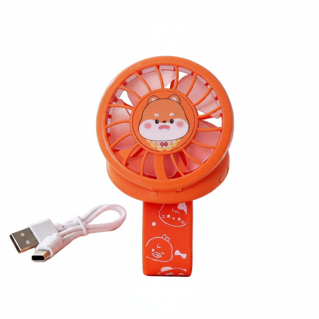 Ventilateur Portable Femme Design Animal 0