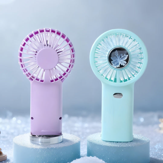 Ventilateur Portable Femme Design Élégant 1