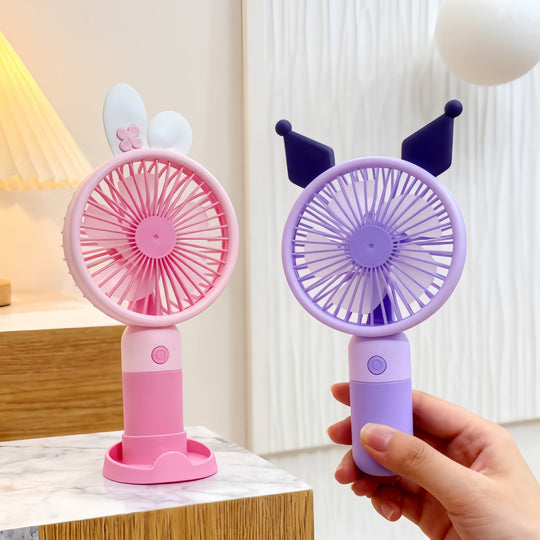 Ventilateur Portable Femme Design Lapin 1