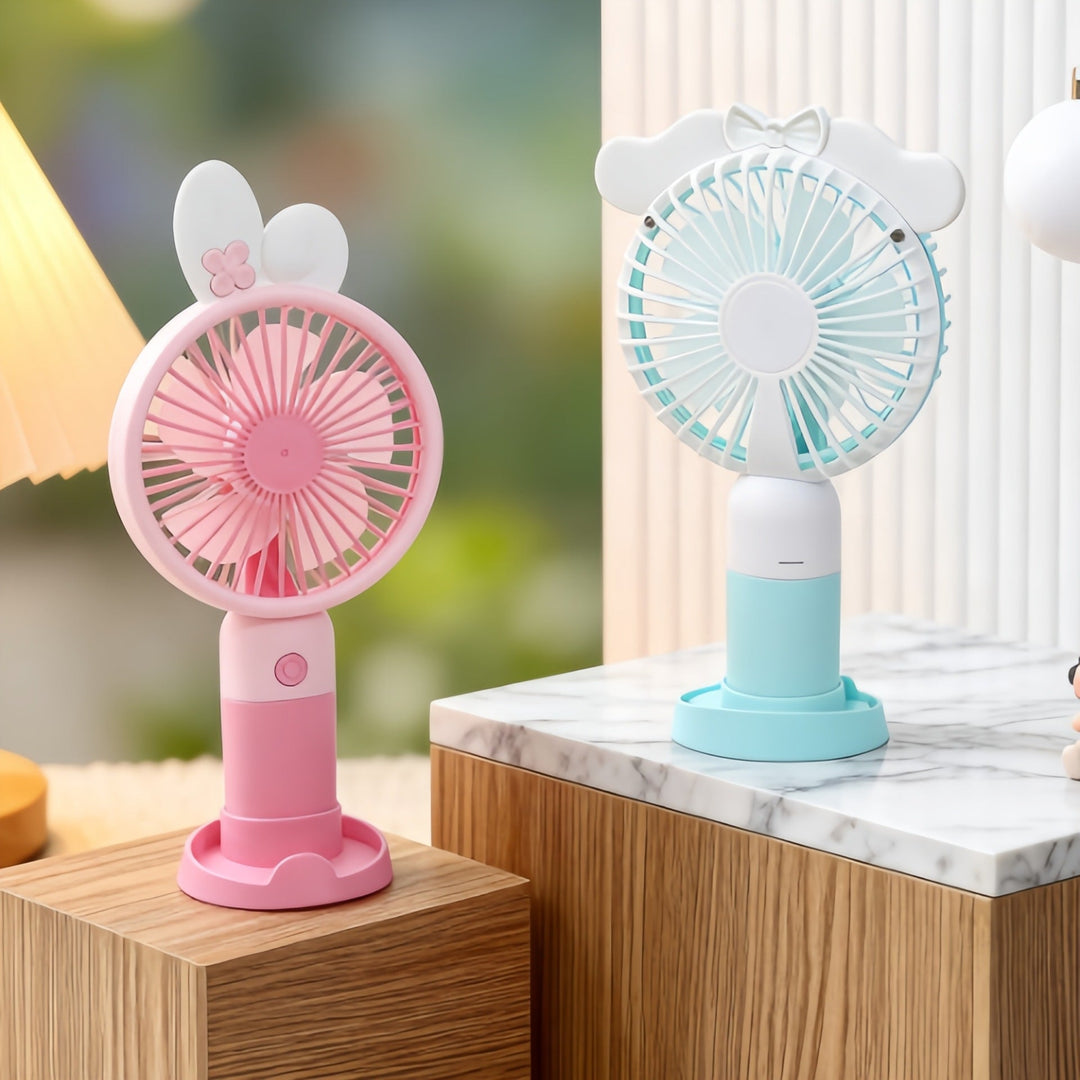 Ventilateur Portable Femme Design Lapin 3