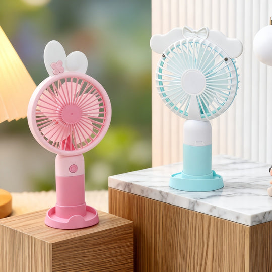 Ventilateur Portable Femme Design Lapin 3