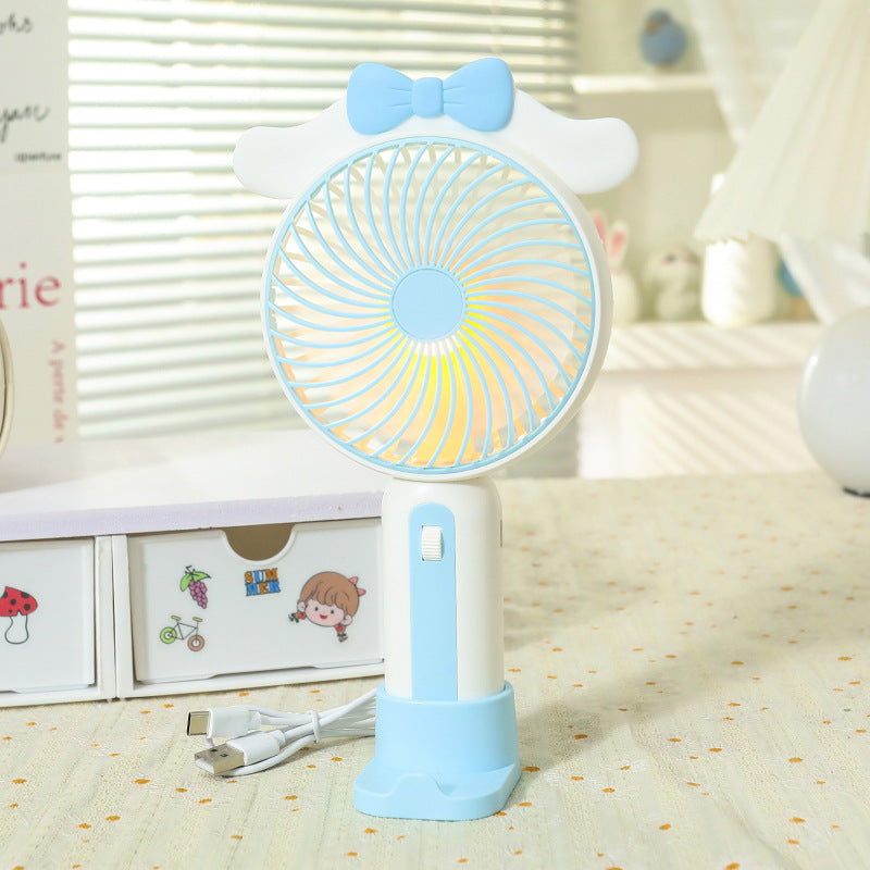 Ventilateur Portable Femme avec Éclairage LED 10
