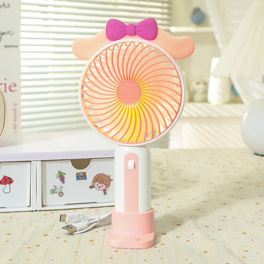 Ventilateur Portable Femme avec Éclairage LED 6