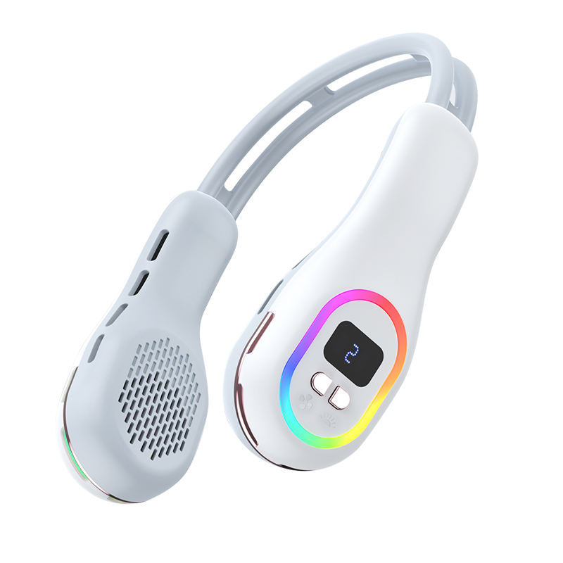 Ventilateur Portable Rechargeable Avec Écran LCD Silencieux 5
