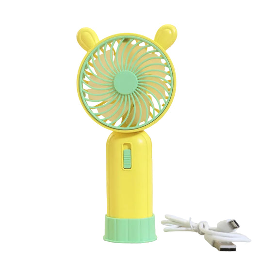Ventilateur Portable Rechargeable Compact Design Animal Mignon 0