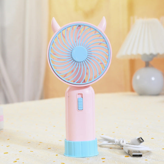 Ventilateur Portable Rechargeable Compact Design Animal Mignon 6