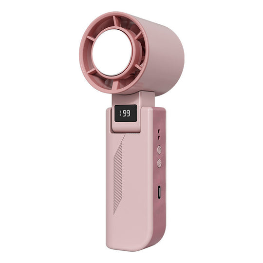 Ventilateur Portable Rechargeable Compact avec Écran LCD et Vitesses Ajustables 3
