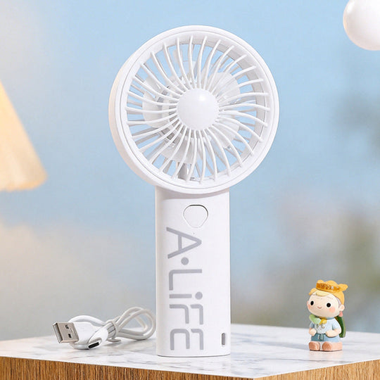 Ventilateur Portable Rechargeable Compact avec Fonction Silencieuse 0