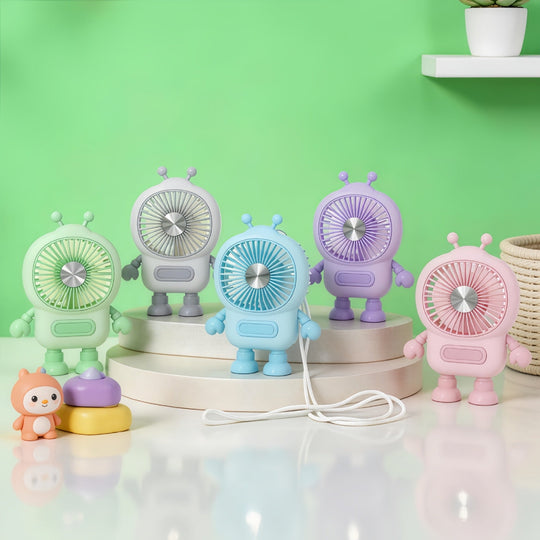 Ventilateur Portable Rechargeable Compact et Silencieux 4