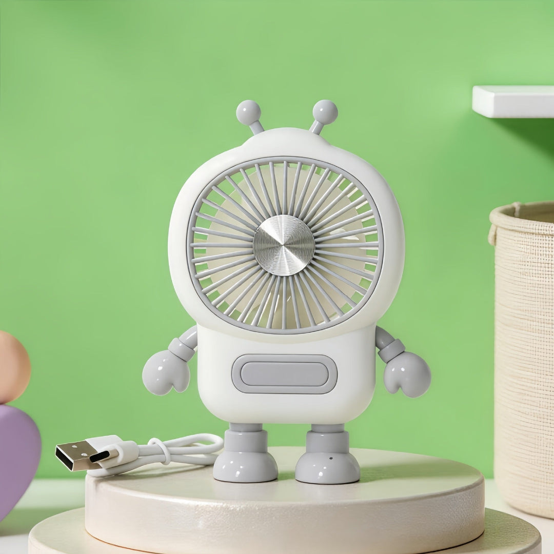 Ventilateur Portable Rechargeable Compact et Silencieux 5