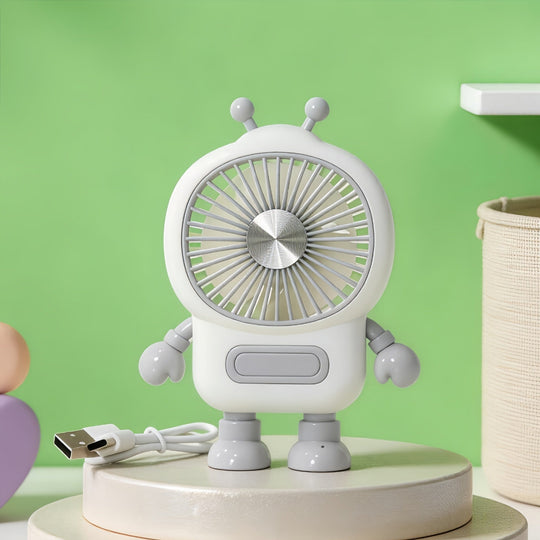 Ventilateur Portable Rechargeable Compact et Silencieux 5