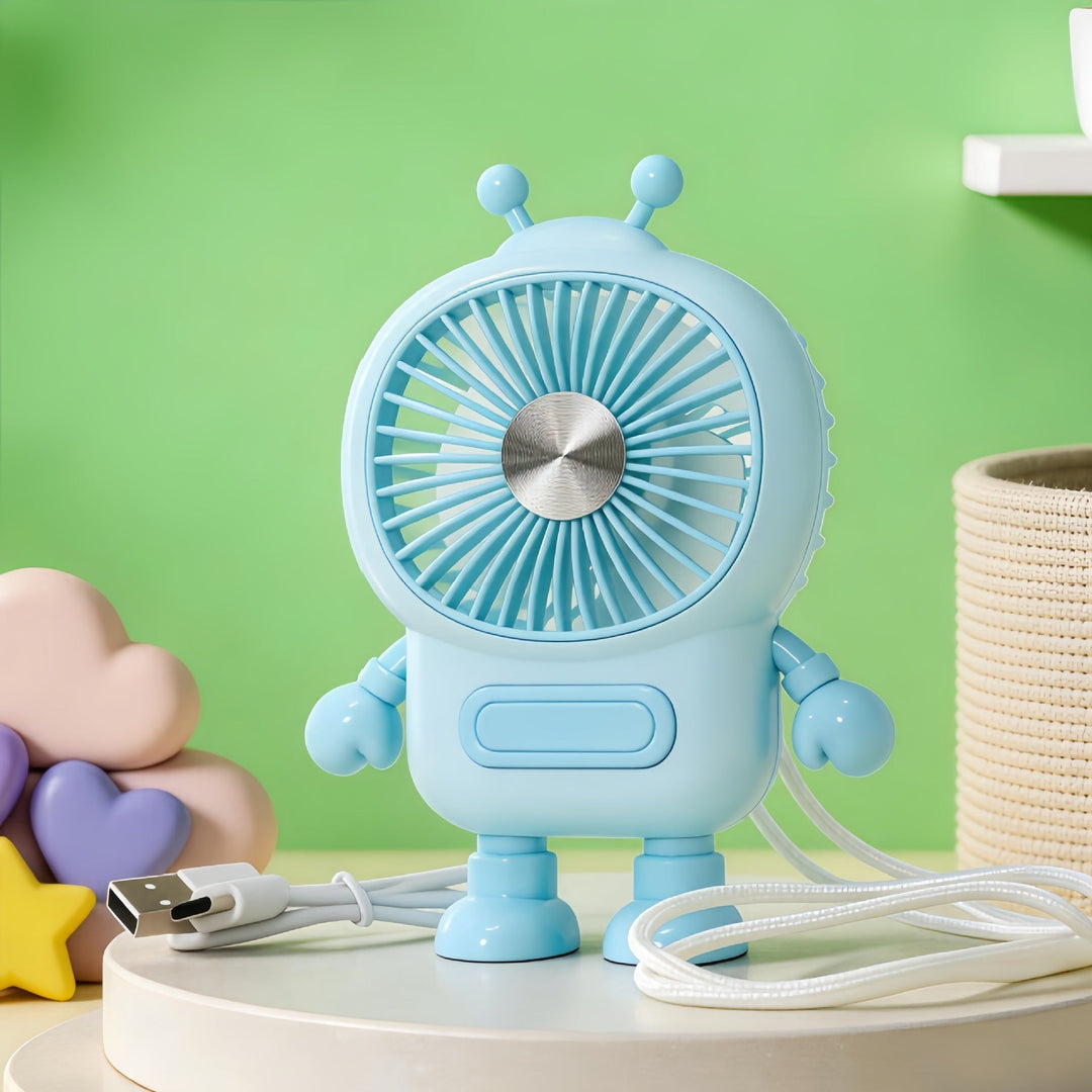 Ventilateur Portable Rechargeable Compact et Silencieux 6