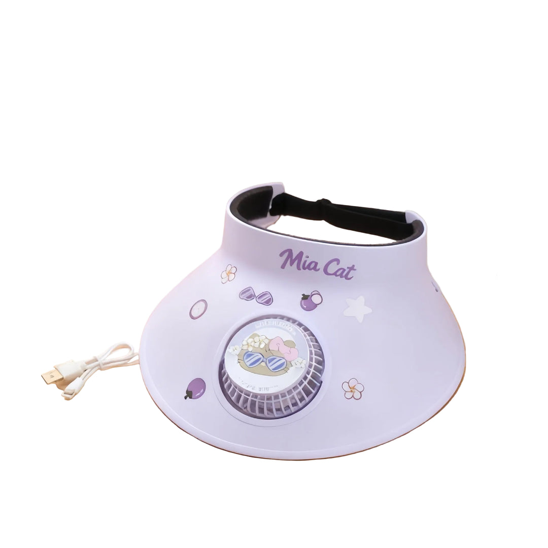 Ventilateur Portable Rechargeable Design Amusant Pour Femme 0