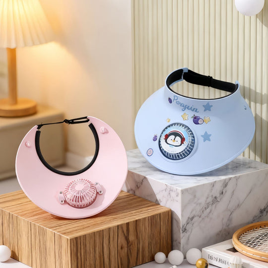 Ventilateur Portable Rechargeable Design Amusant Pour Femme 1