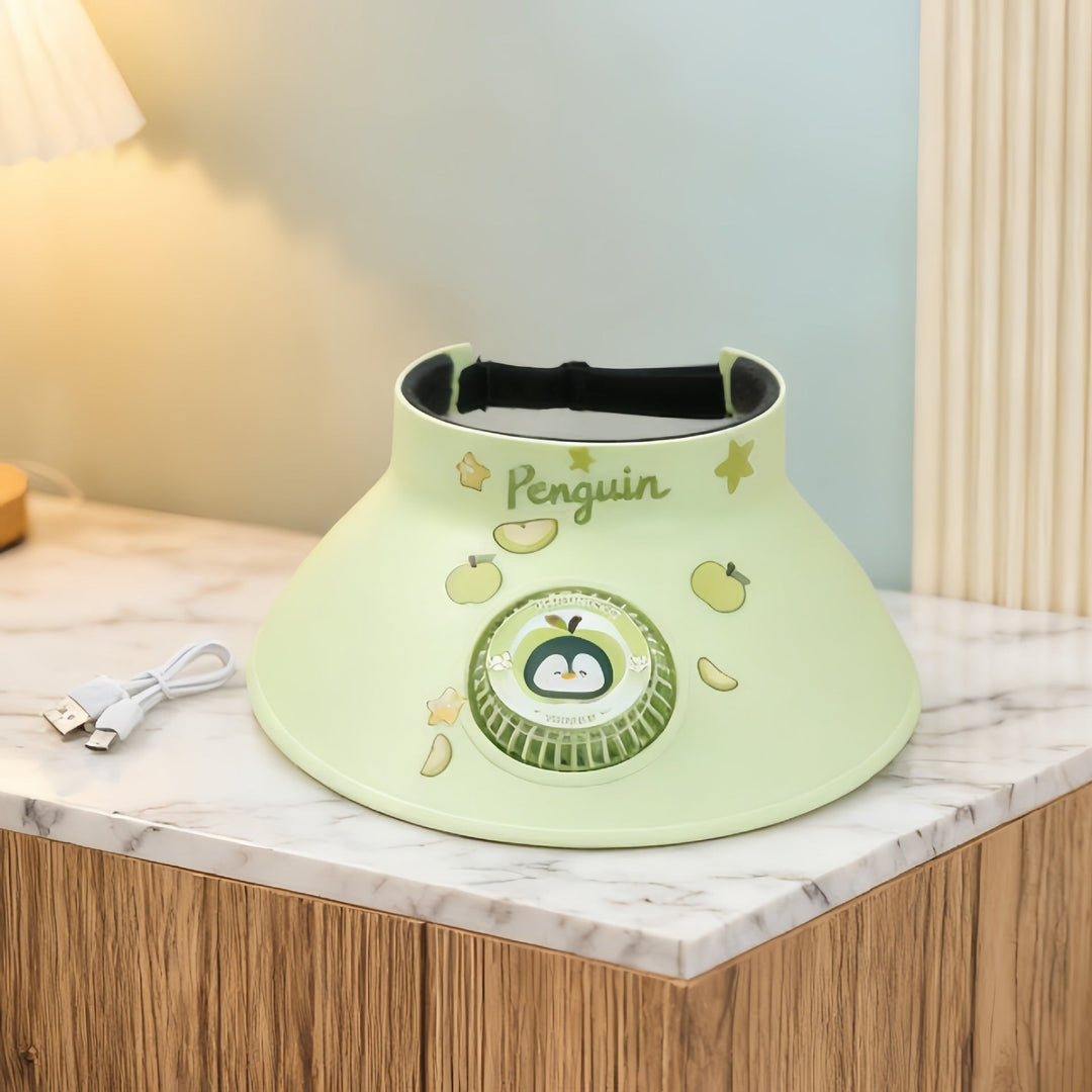 Ventilateur Portable Rechargeable Design Amusant Pour Femme 2