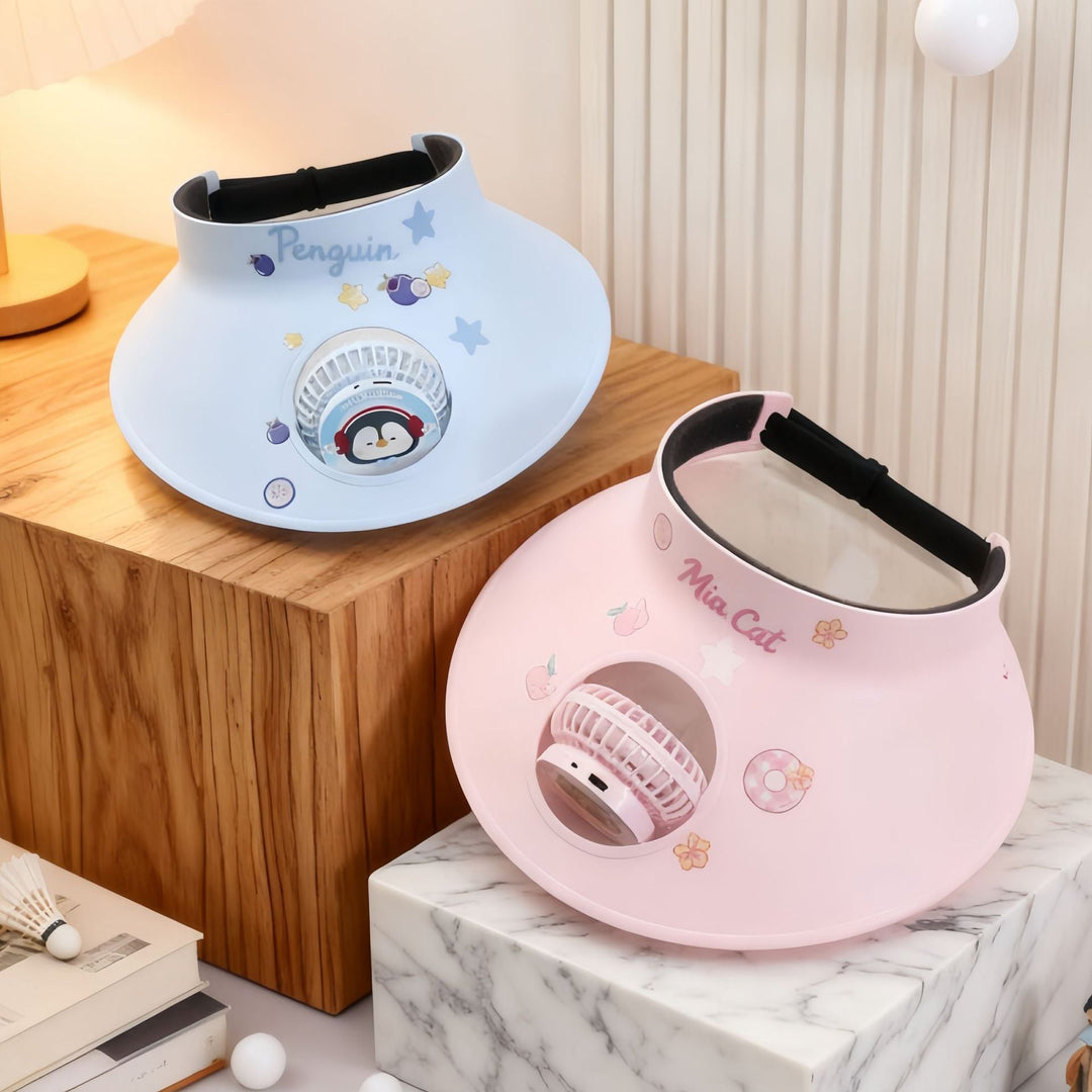 Ventilateur Portable Rechargeable Design Amusant Pour Femme 3