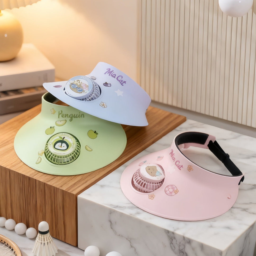 Ventilateur Portable Rechargeable Design Amusant Pour Femme 4