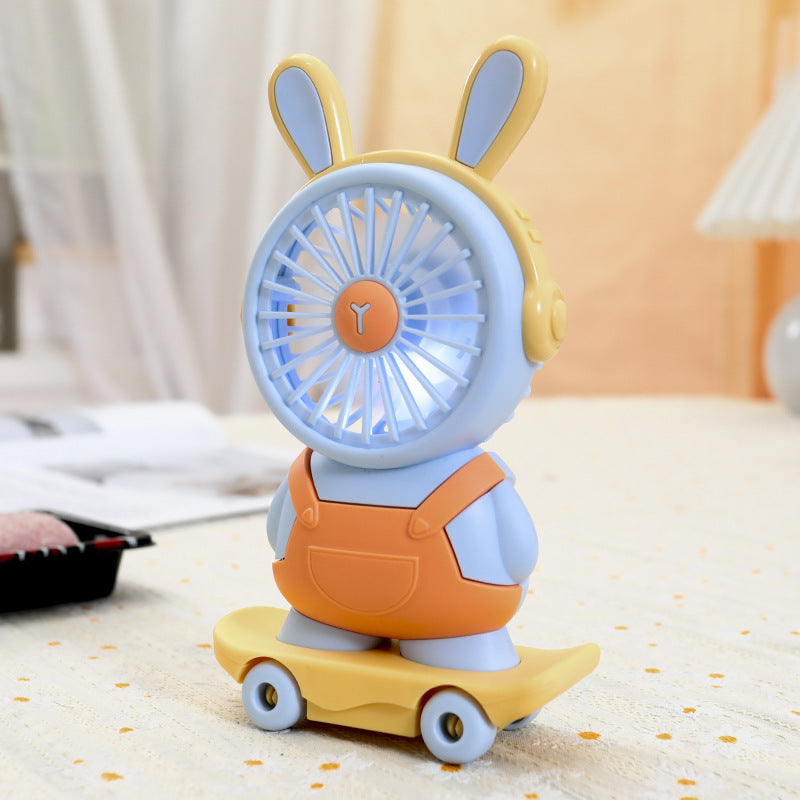 Ventilateur Portable Rechargeable Design Animal Pour Femmes 3