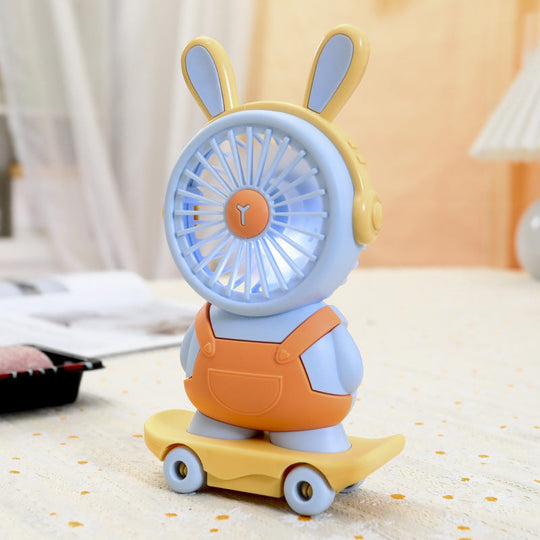 Ventilateur Portable Rechargeable Design Animal Pour Femmes 3