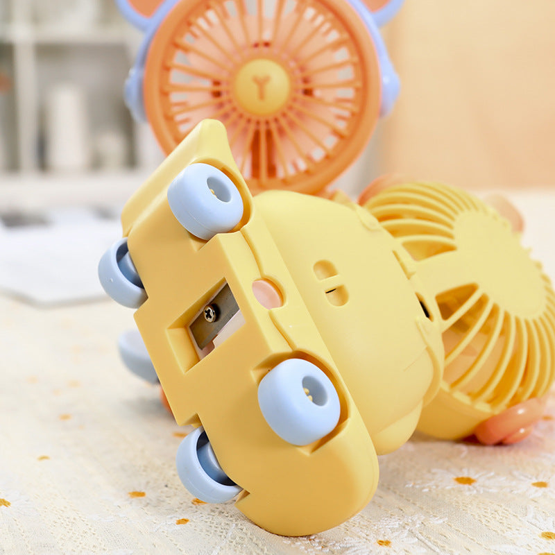 Ventilateur Portable Rechargeable Design Animal Pour Femmes 4