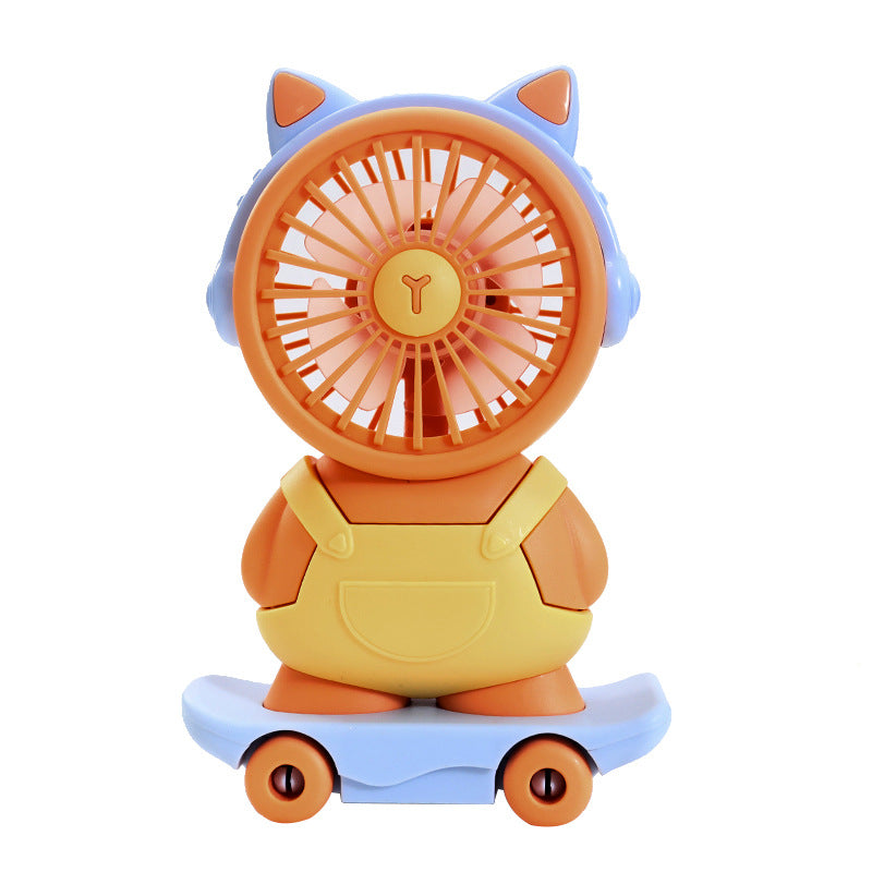 Ventilateur Portable Rechargeable Design Animal Pour Femmes 5