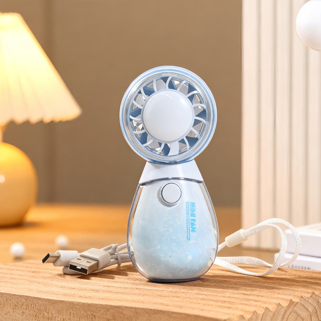 Ventilateur Portable Rechargeable Design Animaux Compact et Pratique 5