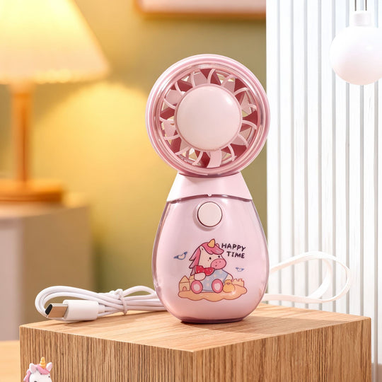 Ventilateur Portable Rechargeable Design Animaux Compact et Pratique 9