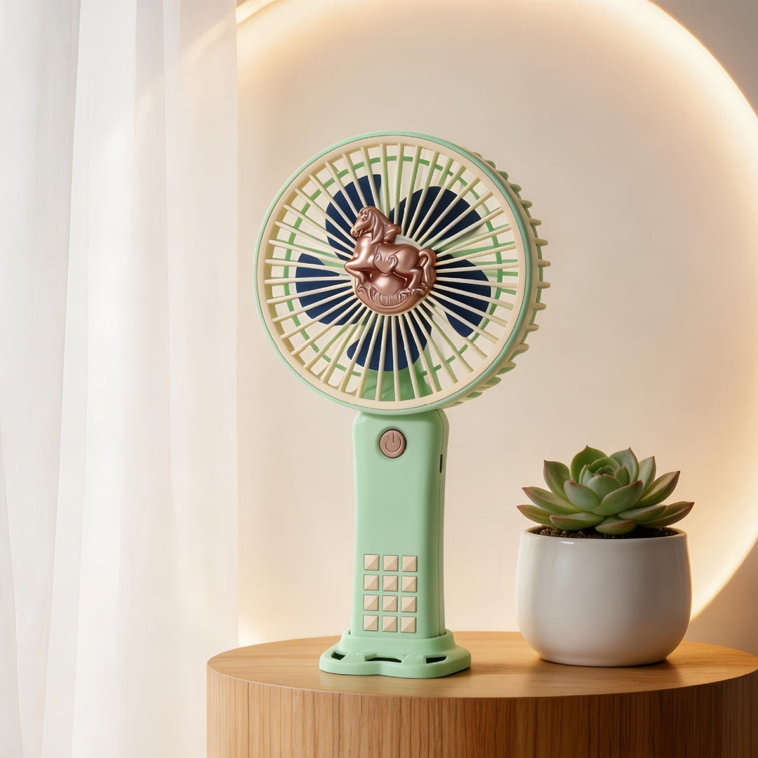 Ventilateur Portable Rechargeable Design Licorne pour Femmes 6