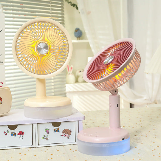 Ventilateur Portable Rechargeable Design Moderne Pour Femme 2