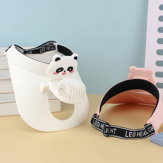 Ventilateur Portable Rechargeable Design Ours pour Femmes 1