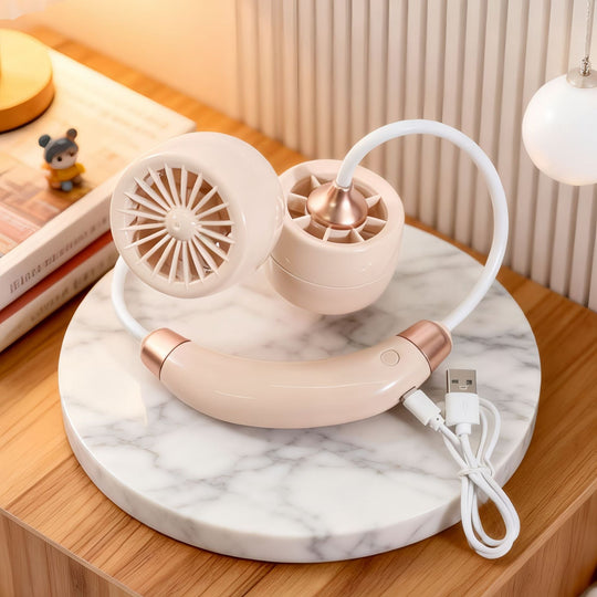 Ventilateur Portable Rechargeable Flexible Pour Femme 4