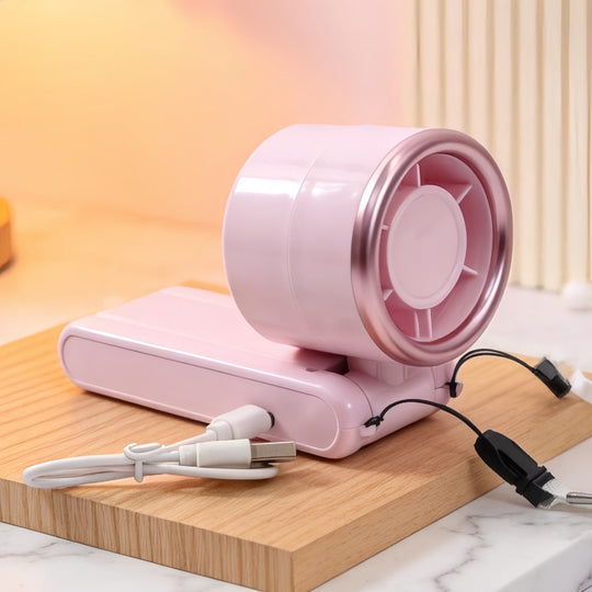 Ventilateur Portable Rechargeable Léger avec Design Ergonomique 1