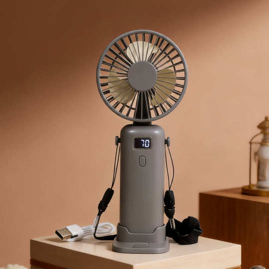 Ventilateur Portable Rechargeable Léger avec Design Ergonomique 6