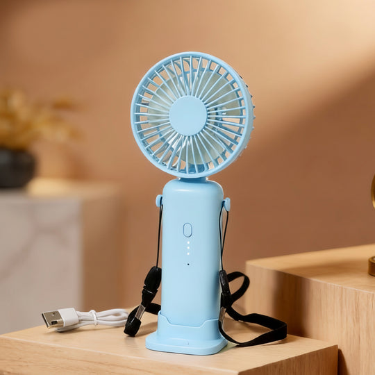 Ventilateur Portable Rechargeable Léger avec Design Ergonomique 7