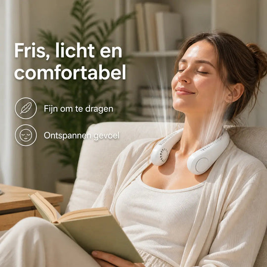 Ventilateur Portable Rechargeable Mains Libres pour Homme et Femme 7