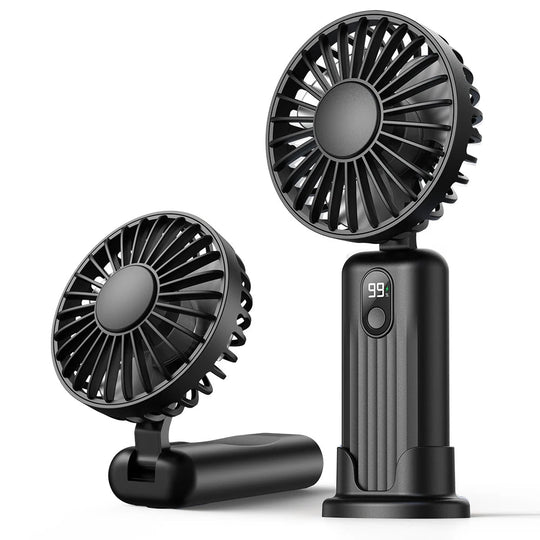 Ventilateur Portable Rechargeable Pliable Multifonction Pour Homme et Femme 13