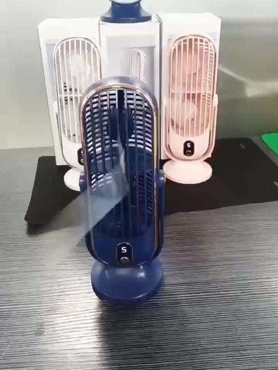 Ventilateur Portable Rechargeable Ultra Silencieux Avec Rotation À 720° 8