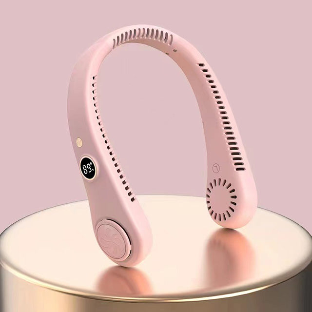 Ventilateur Portable Rechargeable Unisexe à 5 Vitesses avec Design Mains Libres 12