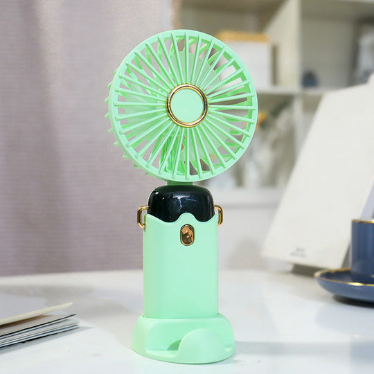 Ventilateur Portable Rechargeable avec Brumisateur Intégré pour Femme 7