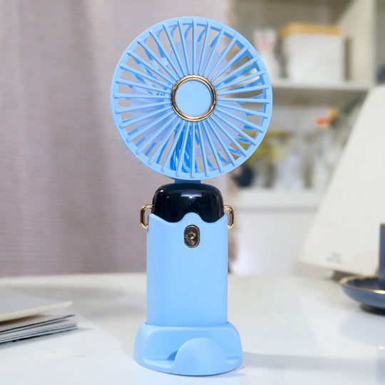 Ventilateur Portable Rechargeable avec Brumisateur Intégré pour Femme 8