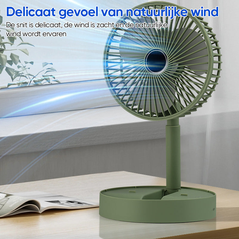 Ventilateur Portable Réglable Silencieux avec Fonction Pliable et Télescopique 7