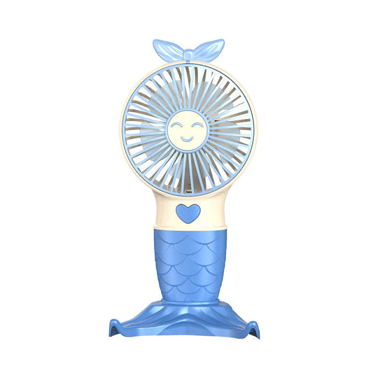 Ventilateur Portable Sirène Compact Rechargeable Avec Vitesse Ajustable 0