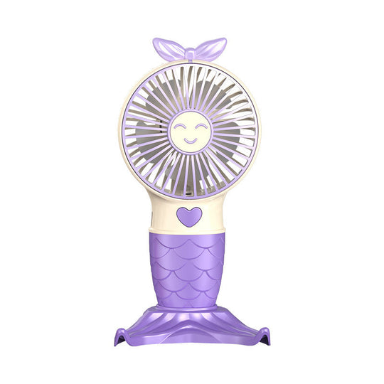 Ventilateur Portable Sirène Compact Rechargeable Avec Vitesse Ajustable 3