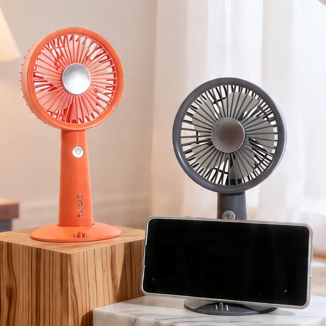 Ventilateur Portable USB Compact avec Plusieurs Vitesses pour Femme 1